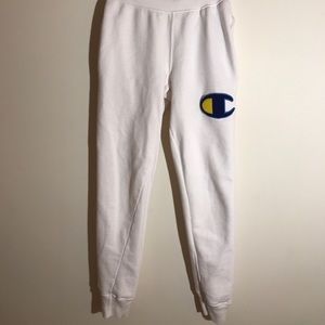Champion white sweats!